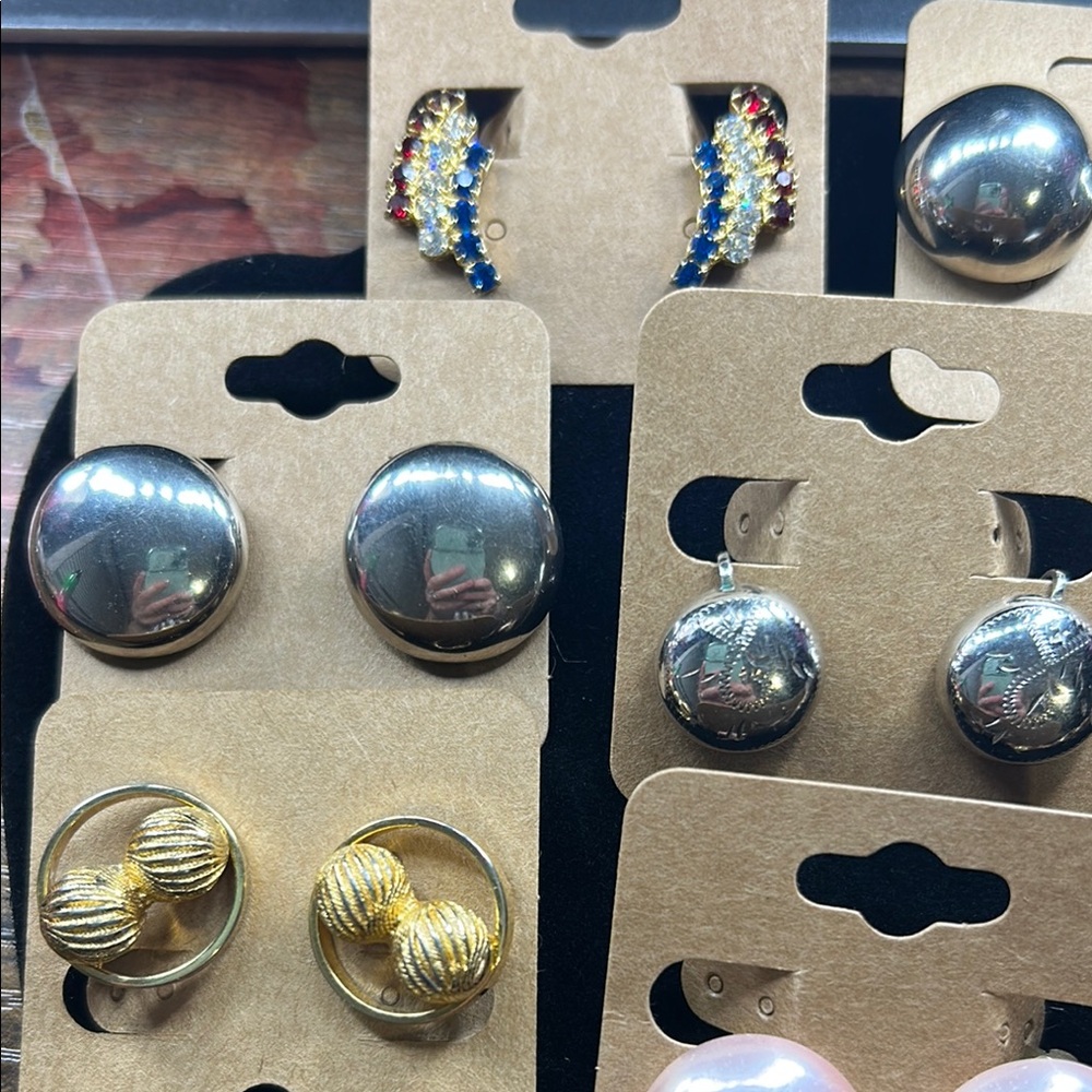 Mostly Clips And Unsigned Earrings - image 4